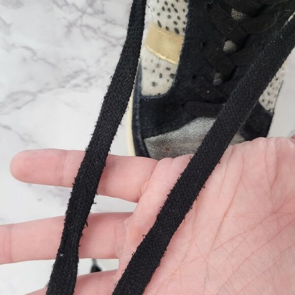 Gola Classics Women's Superslam Sneakers Black Gold Animal Print - Picture 13 of 15